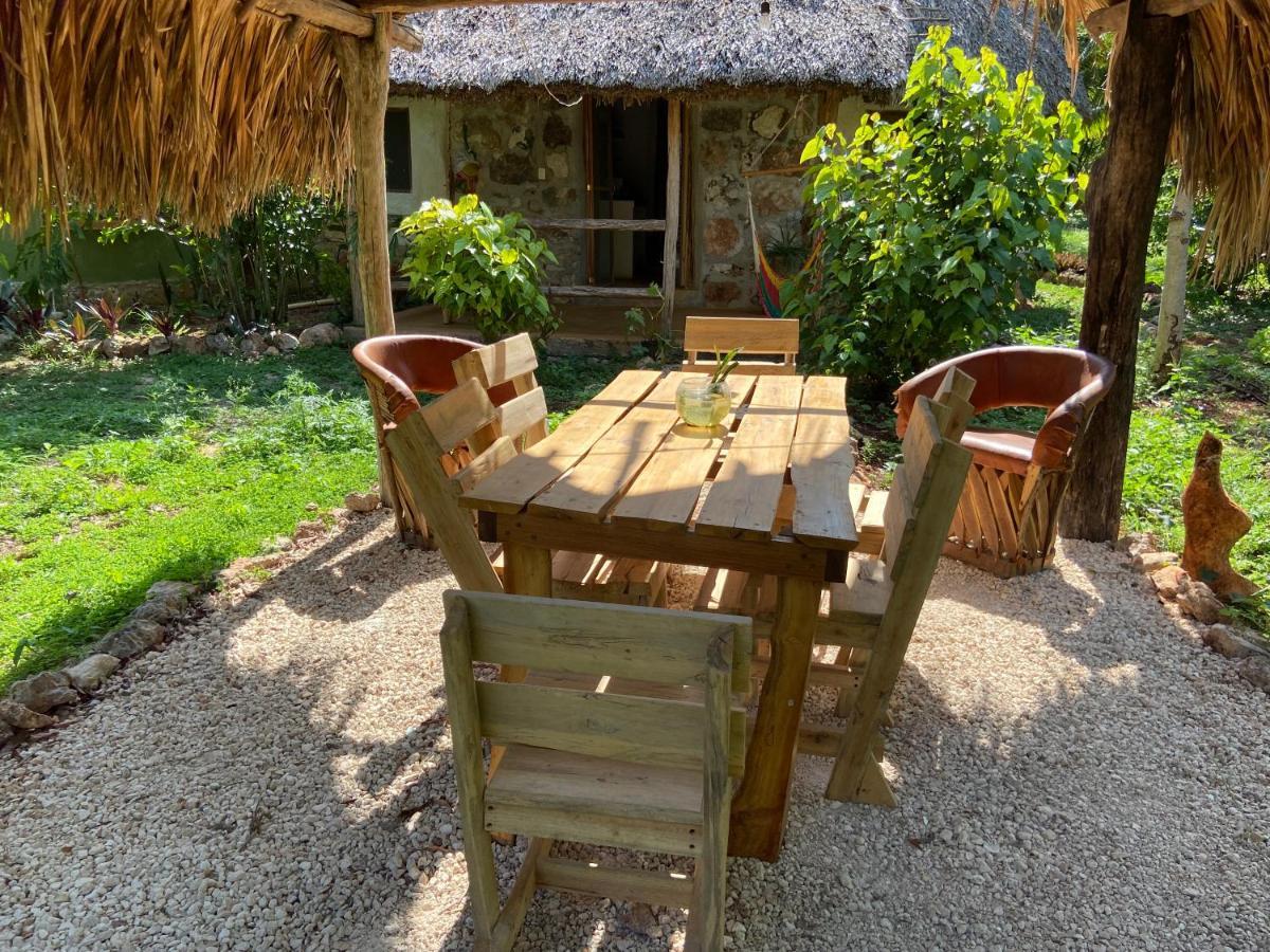 Encantadora Villa Maya Tradicional En Rancho Agroecologico Tzucacab Ngoại thất bức ảnh