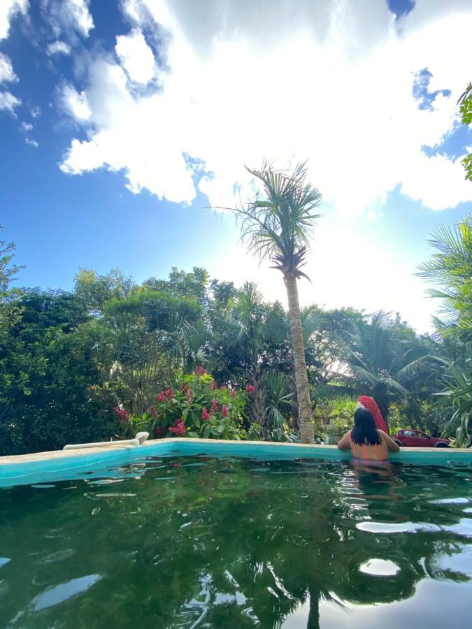 Encantadora Villa Maya Tradicional En Rancho Agroecologico Tzucacab Ngoại thất bức ảnh